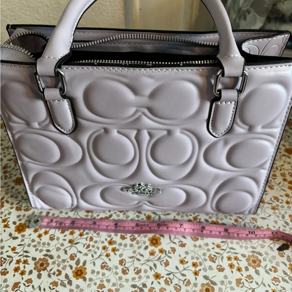 Coach carry all. Lavender Lilac Small Maggie - Picture 8 of 16